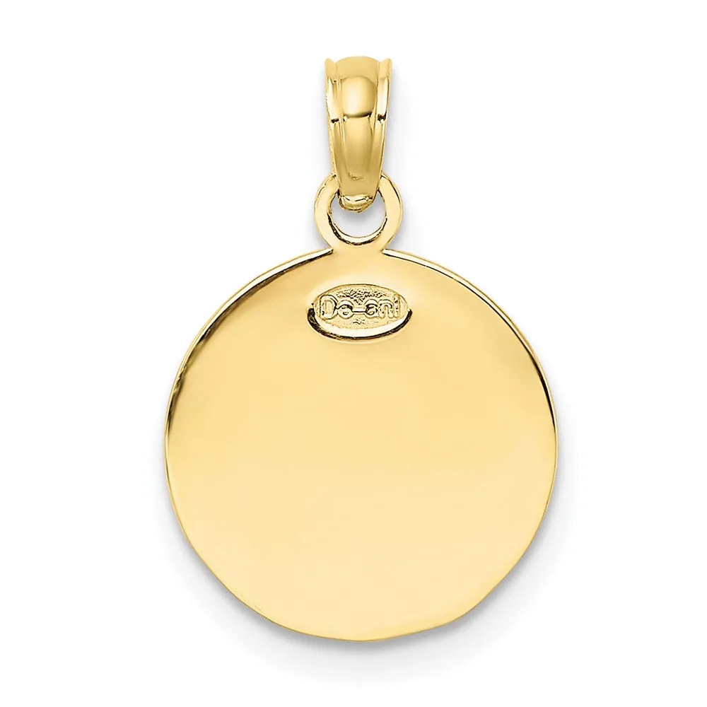 10K Engraveable Soccer Ball Charm