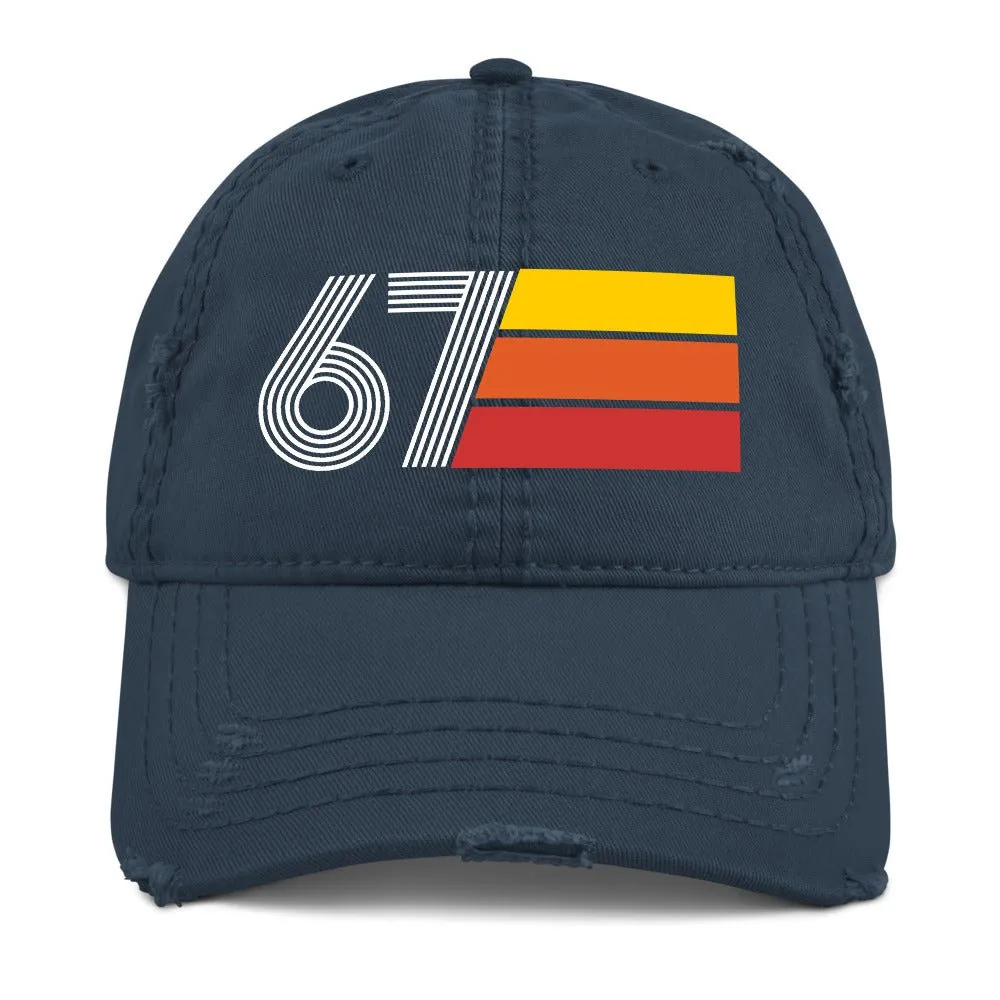 1967 Retro 67 Distressed Dad Hat