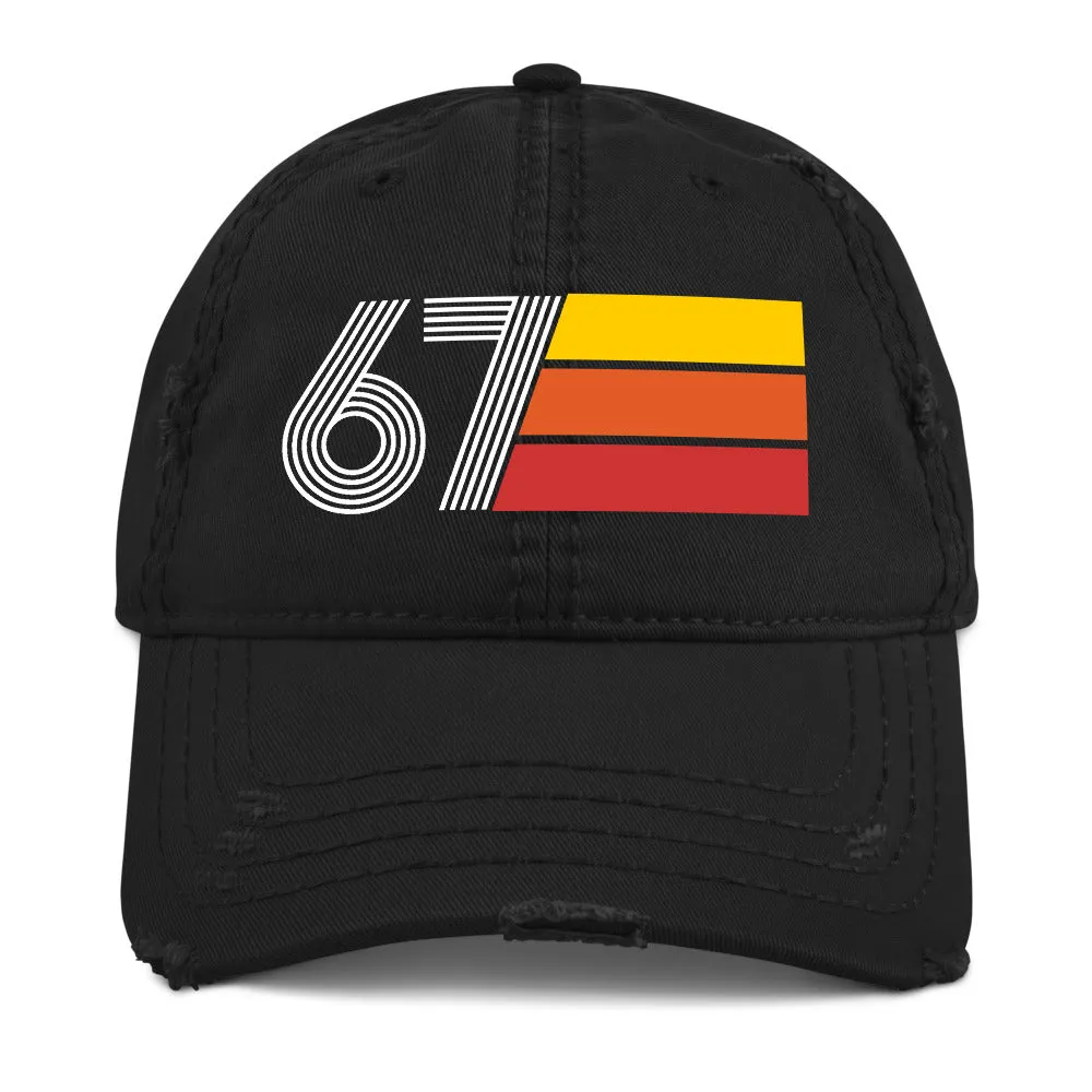 1967 Retro 67 Distressed Dad Hat