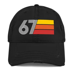 1967 Retro 67 Distressed Dad Hat
