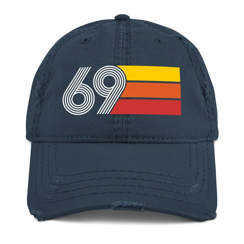 1969 Retro 69 Distressed Dad Hat