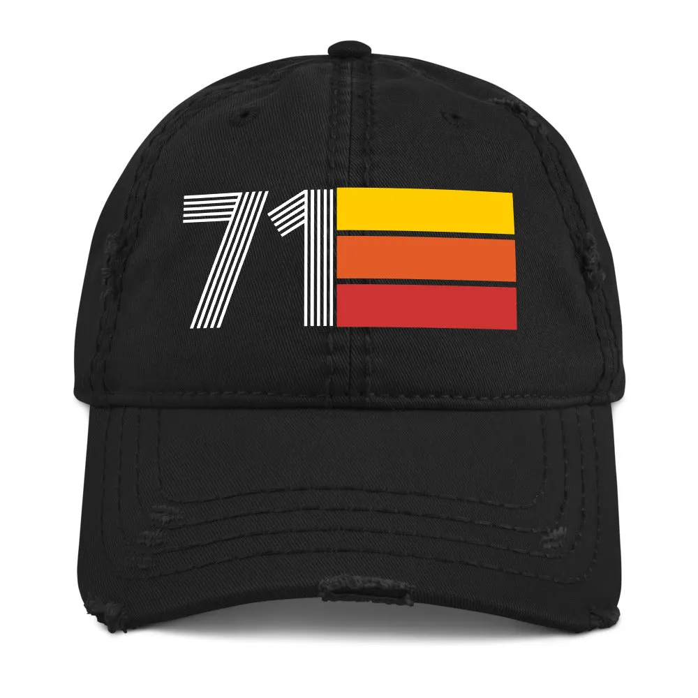 1971 Retro 71 Distressed Dad Hat