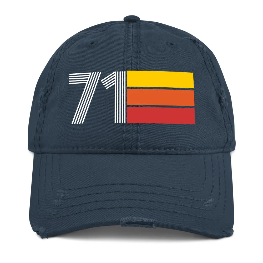 1971 Retro 71 Distressed Dad Hat
