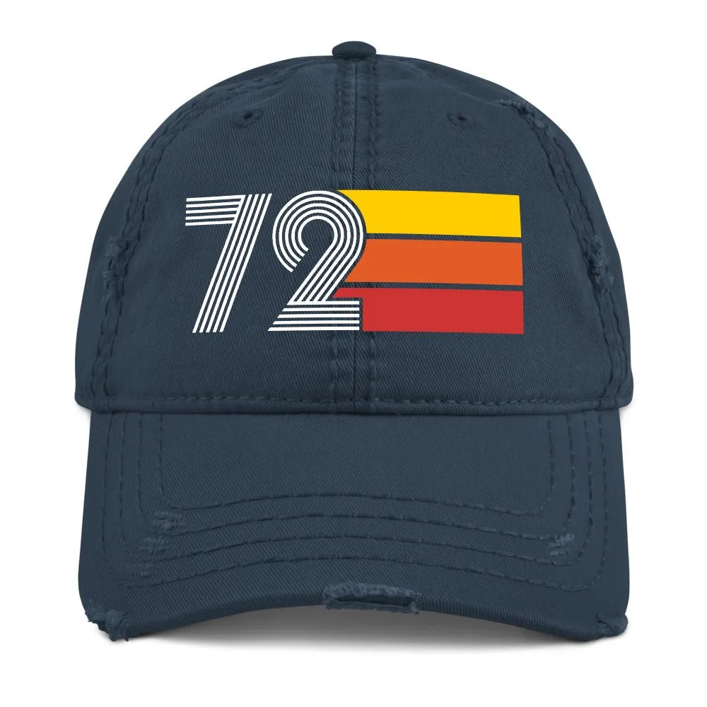 1972 Retro 72 Distressed Dad Hat