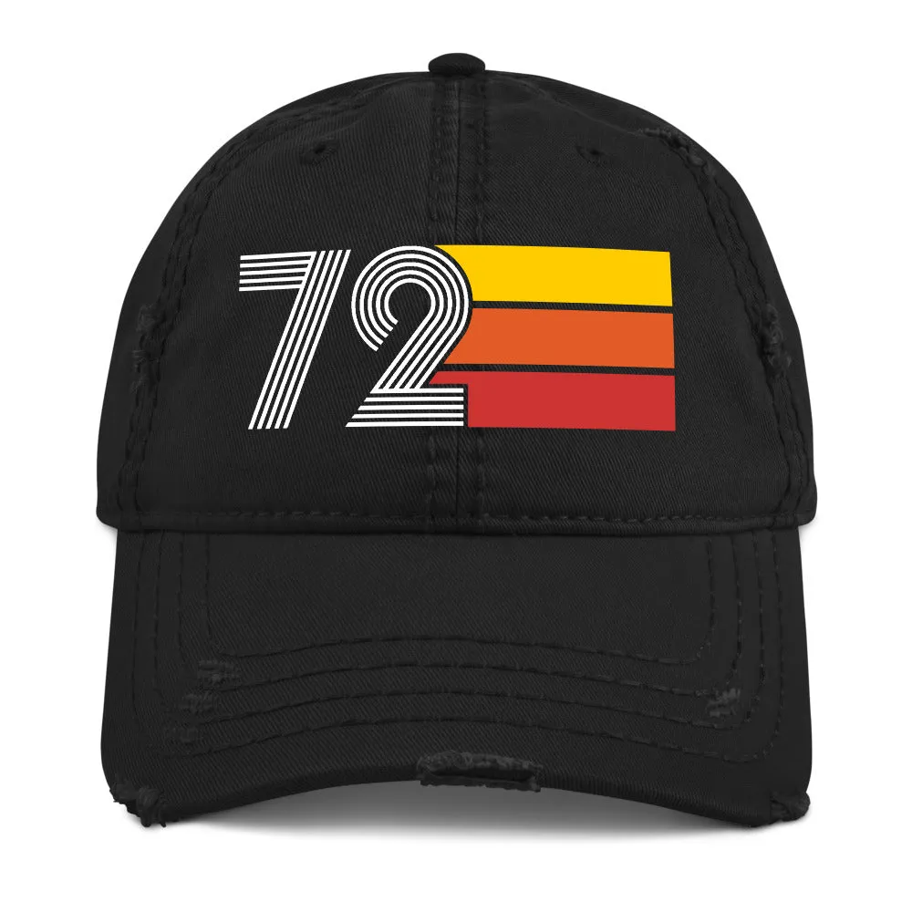 1972 Retro 72 Distressed Dad Hat