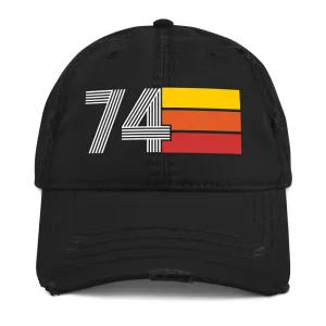 1974 Retro 74 Distressed Dad Hat
