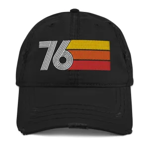 1976 Retro Distressed Dad Hat