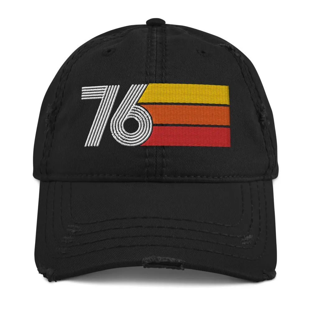 1976 Retro Distressed Dad Hat