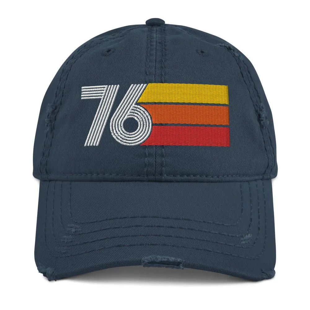 1976 Retro Distressed Dad Hat