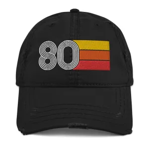 1980 Retro 80 Distressed Dad Hat