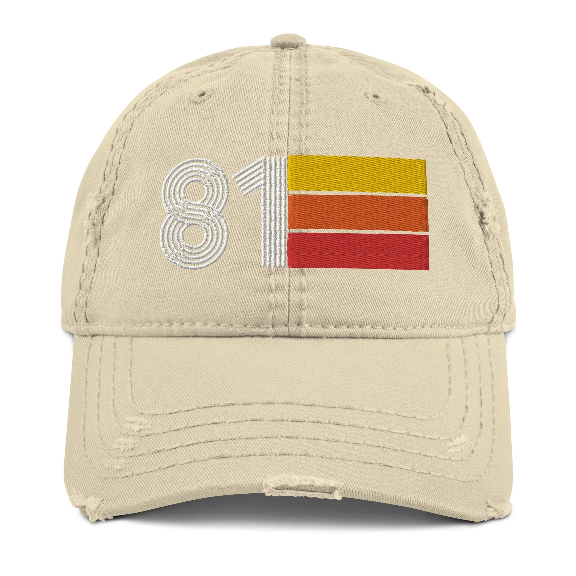 1981 Retro 81 Distressed Dad Hat