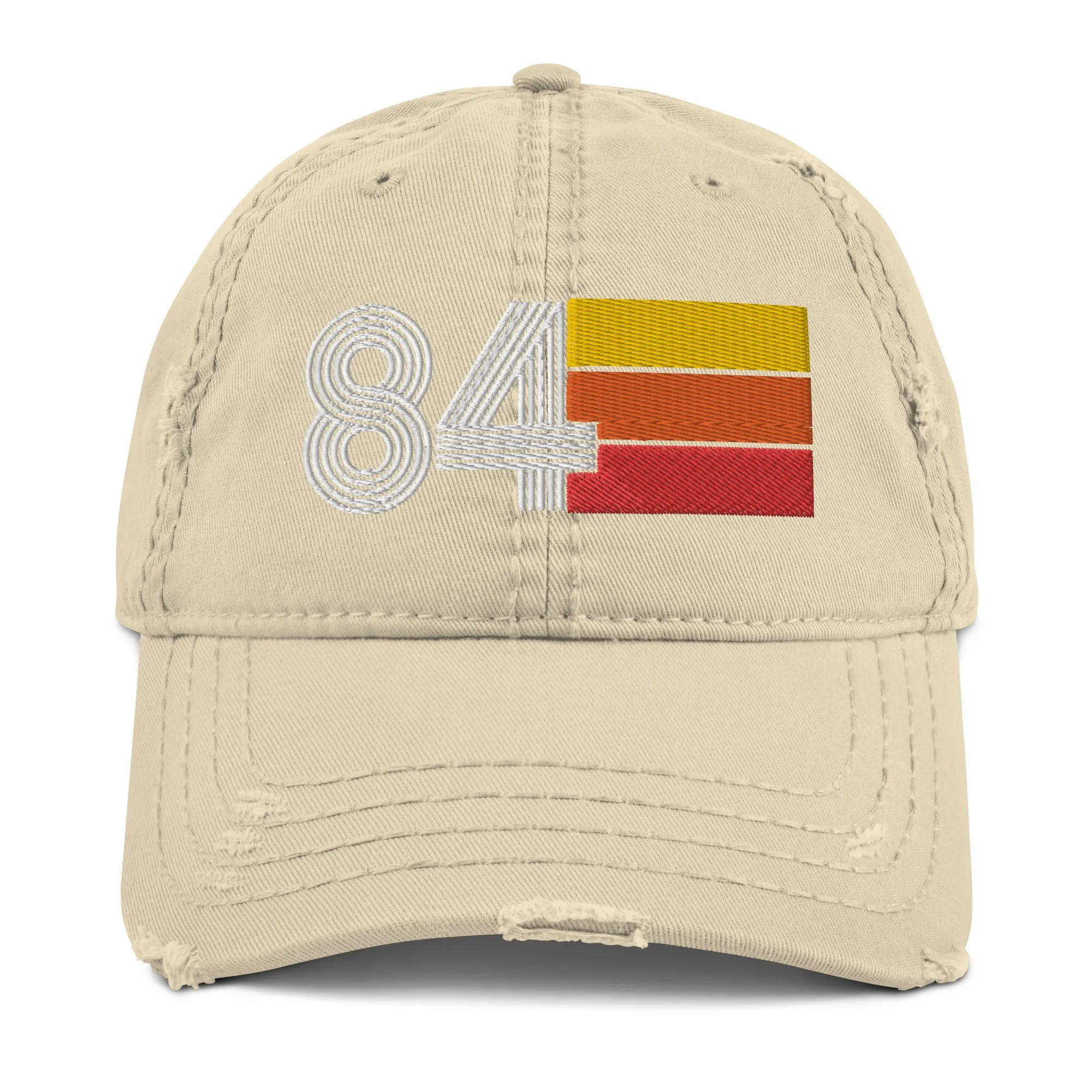 1984 Retro 84 Distressed Dad Hat