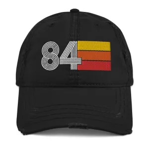 1984 Retro 84 Distressed Dad Hat