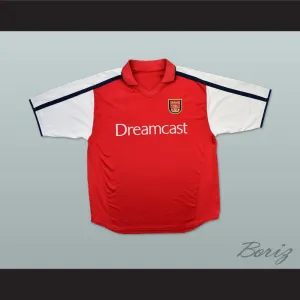 2000-2002 Arsenal London FC Red Soccer Jersey