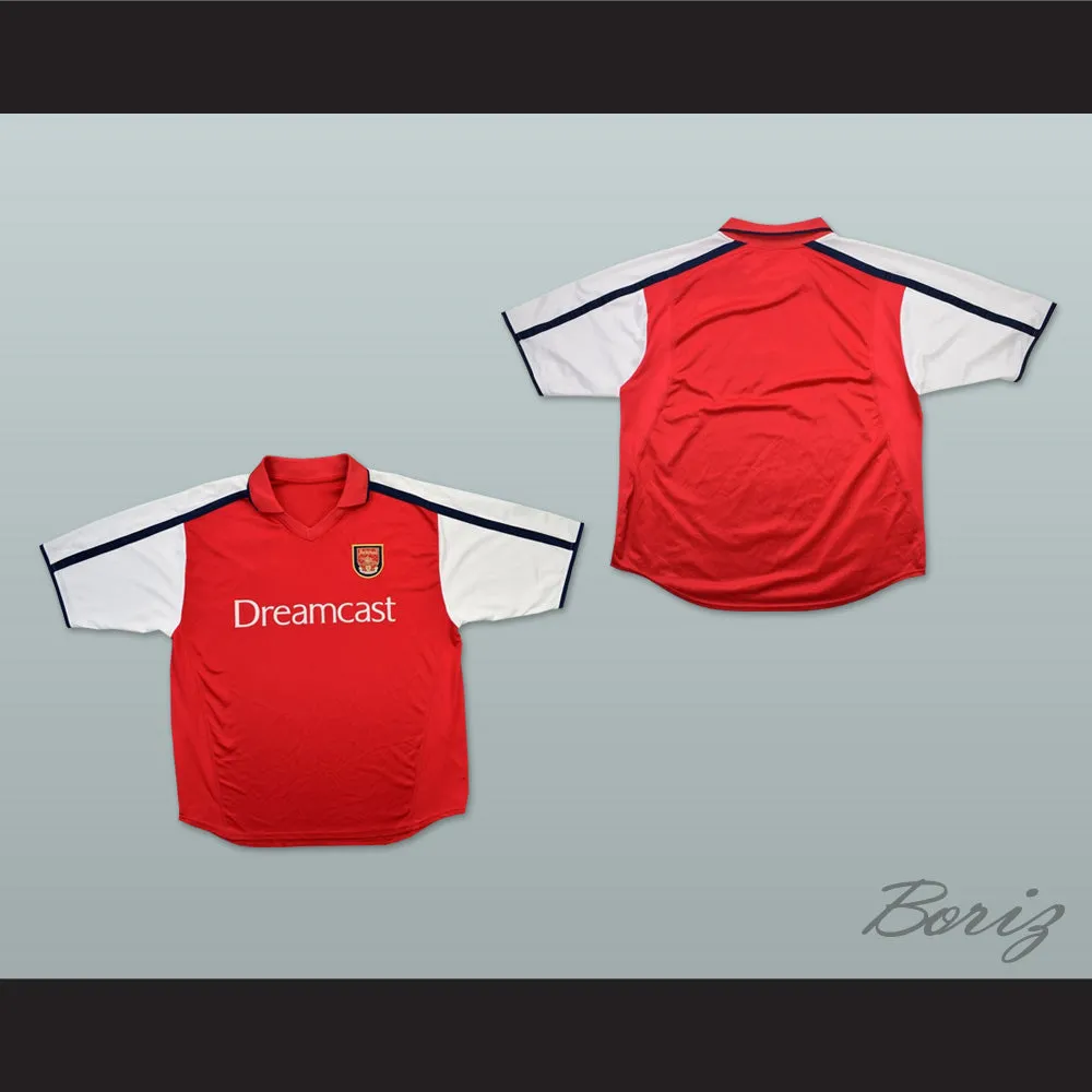 2000-2002 Arsenal London FC Red Soccer Jersey