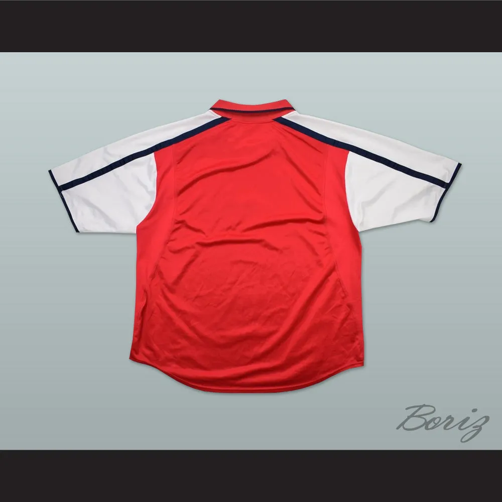 2000-2002 Arsenal London FC Red Soccer Jersey