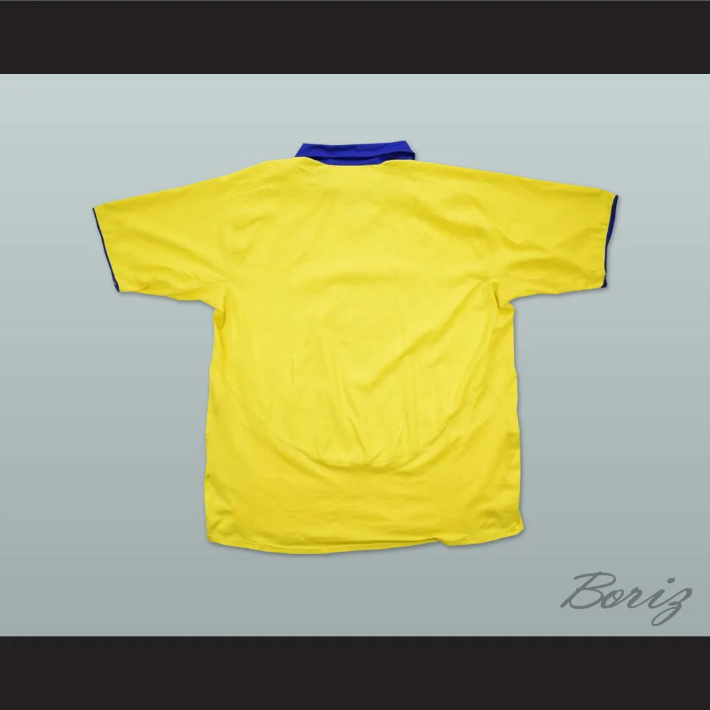 2003-2005 Arsenal London FC Yellow Soccer Jersey