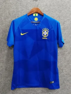 2018 Men Brazil Jersey Stadium Away Soccer Jersey World Cup Jersey Fanatics