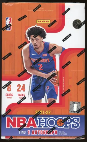 2021/22 Panini NBA Hoops Basketball Hobby Box