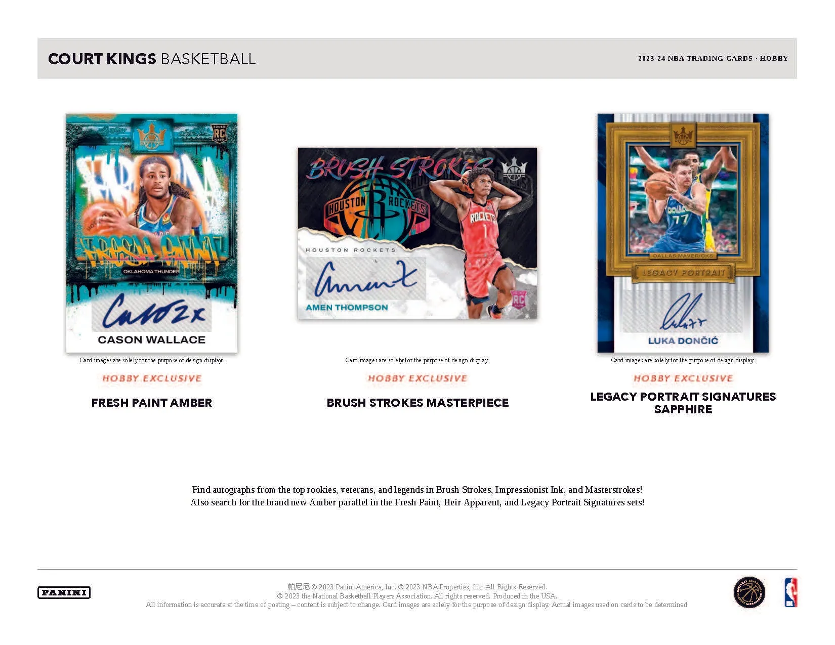 2023-24-Panini Court Kings Basketball Hobby