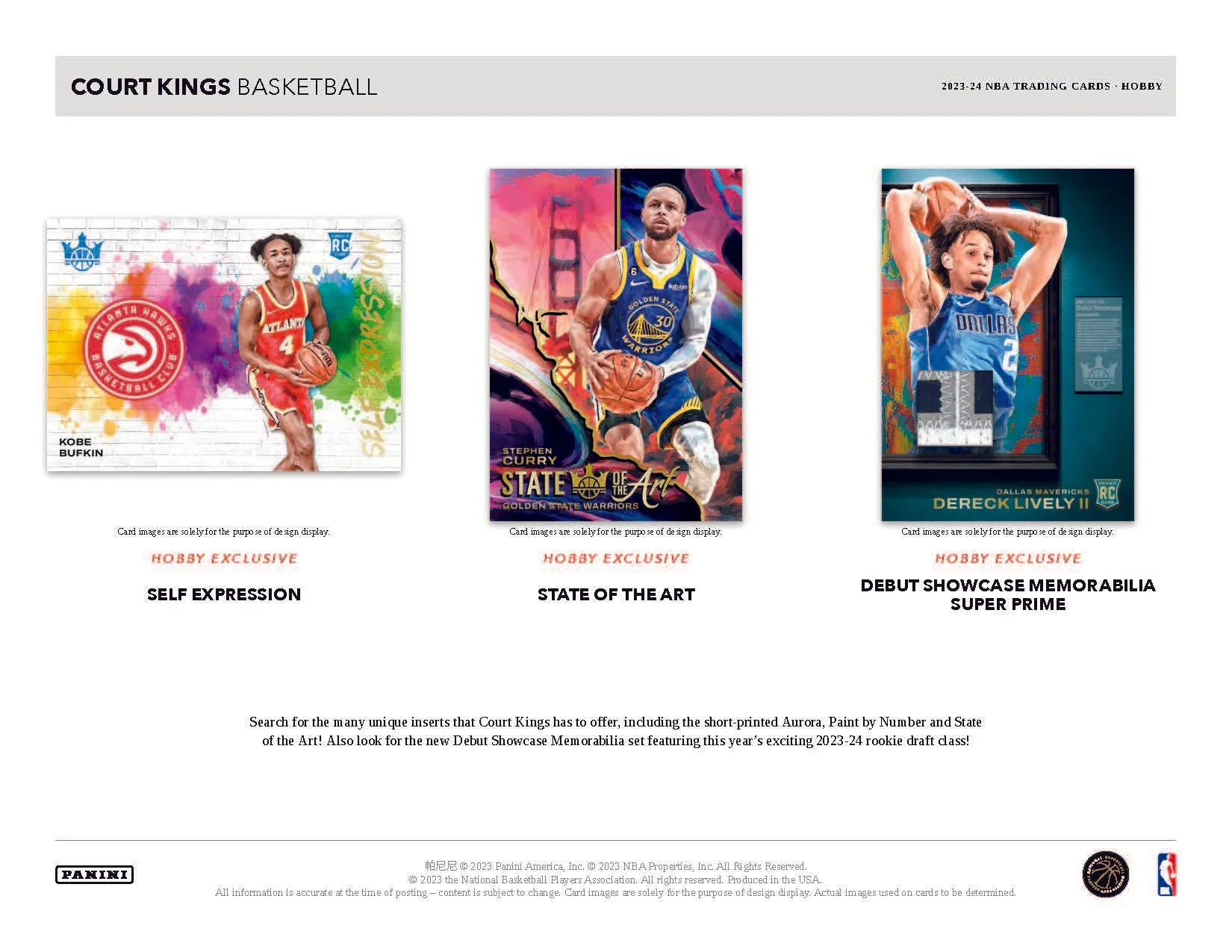 2023-24-Panini Court Kings Basketball Hobby