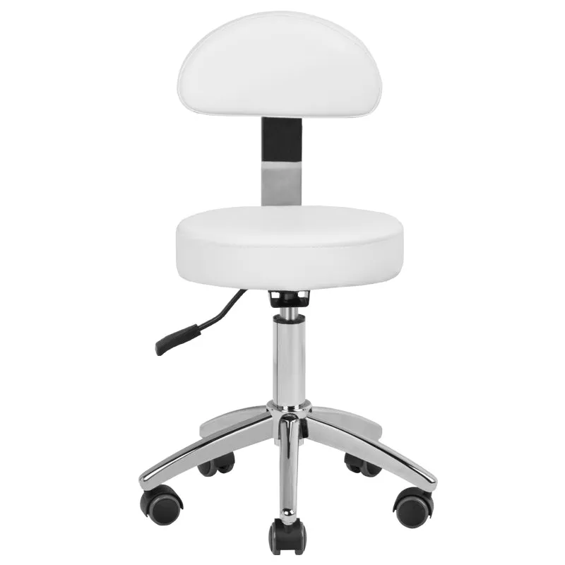 ACTIVESHOP 304p white cosmetic pedicure stool