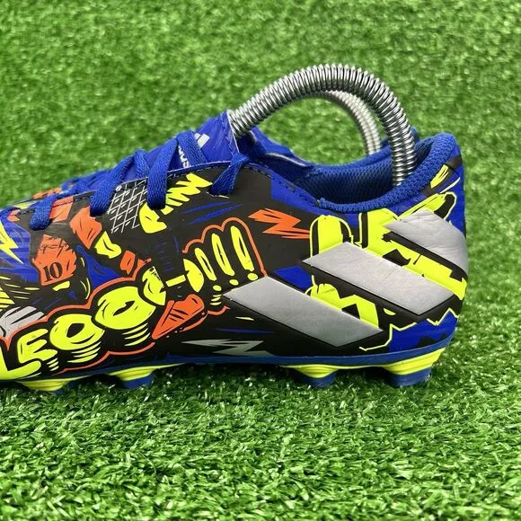 Adidas Nemeziz Messi 19.4 Fxg J Boys 6.5 Soccer Cleats Futbol Shoes Blue Rosario