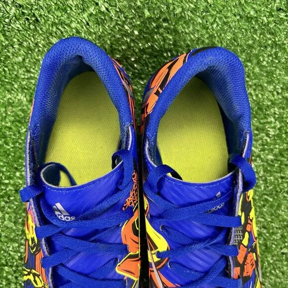 Adidas Nemeziz Messi 19.4 Fxg J Boys 6.5 Soccer Cleats Futbol Shoes Blue Rosario