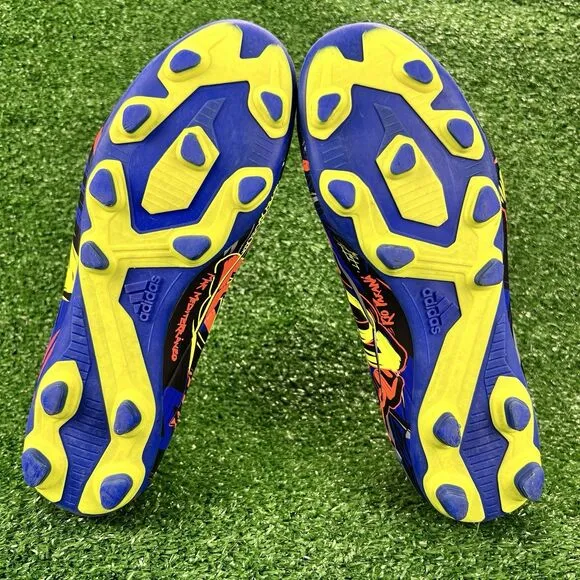 Adidas Nemeziz Messi 19.4 Fxg J Boys 6.5 Soccer Cleats Futbol Shoes Blue Rosario