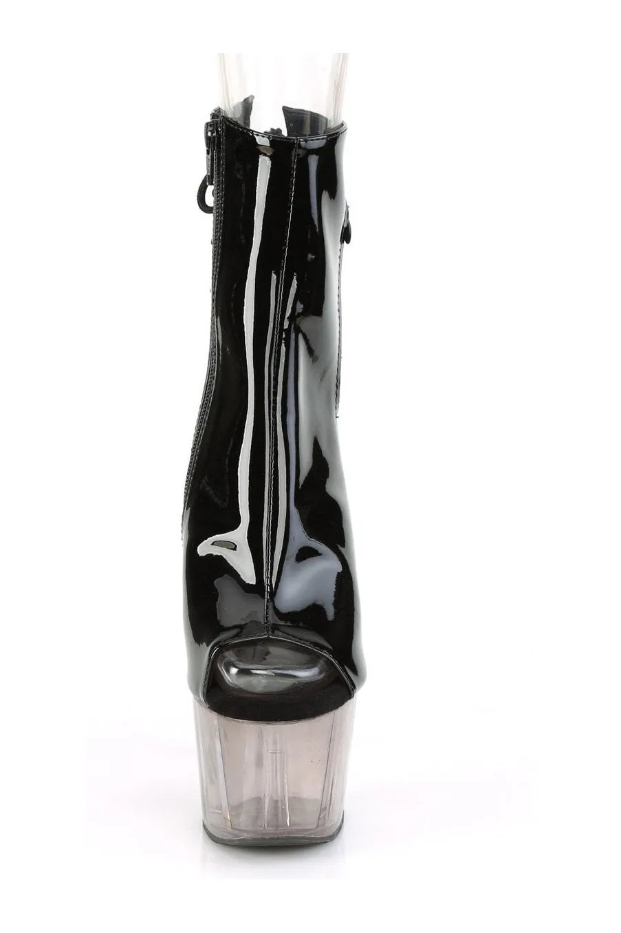 ADORE-1018T Exotic Boot | Black Patent