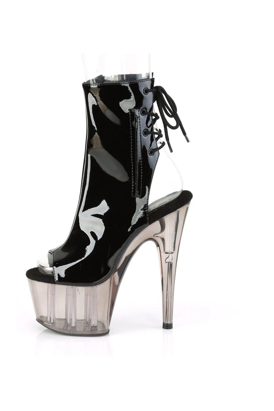 ADORE-1018T Exotic Boot | Black Patent