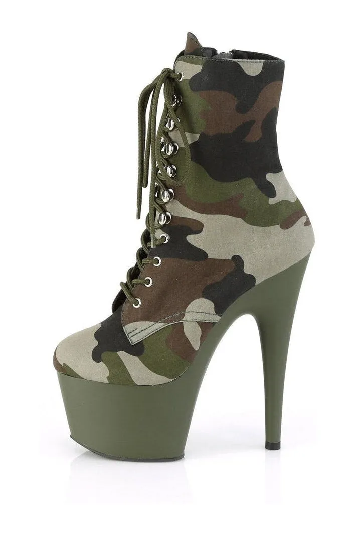 ADORE-1020CAMO Exotic Boot | Kahki Fabric