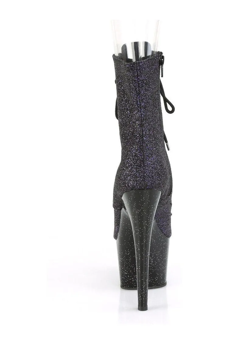 ADORE-1021MG Exotic Boot | Purple Glitter