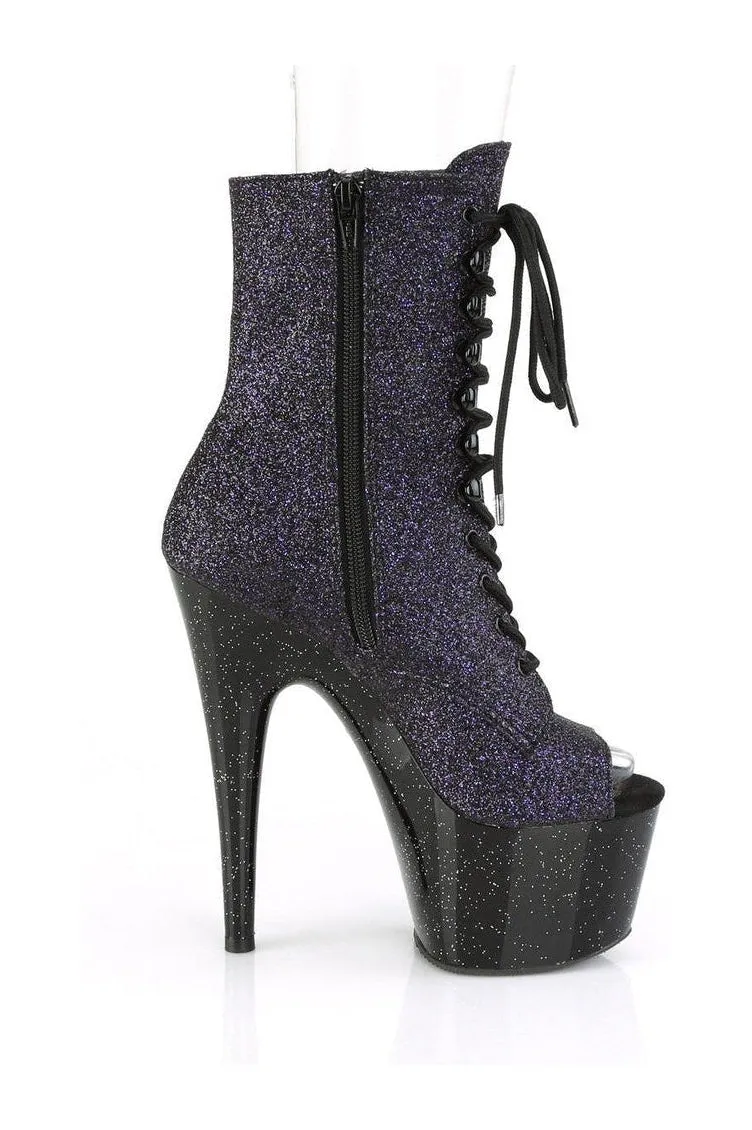 ADORE-1021MG Exotic Boot | Purple Glitter