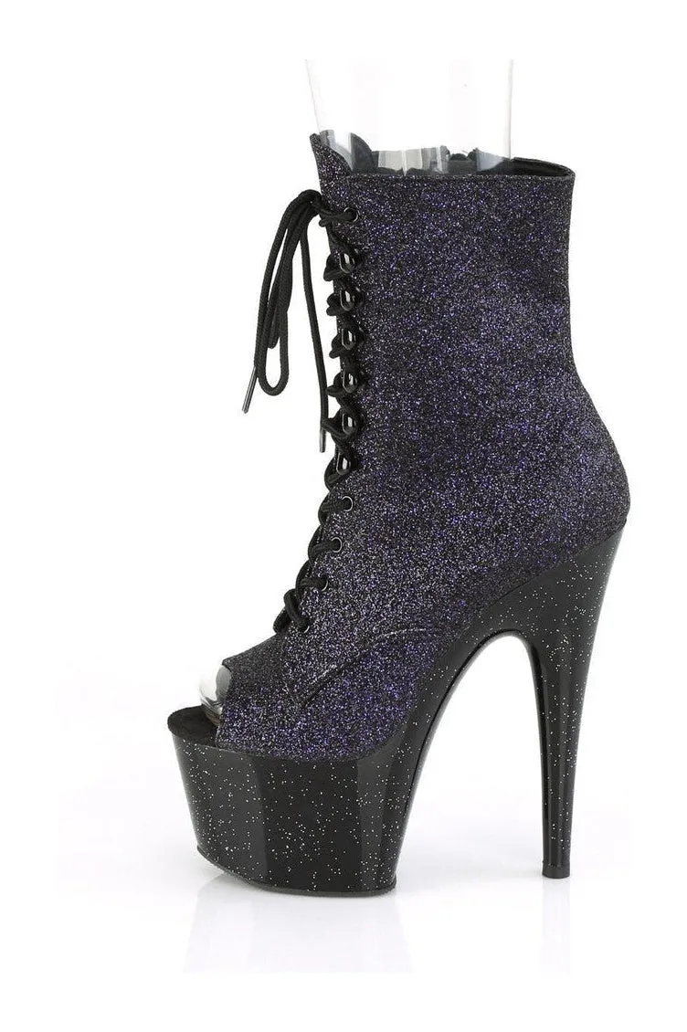 ADORE-1021MG Exotic Boot | Purple Glitter