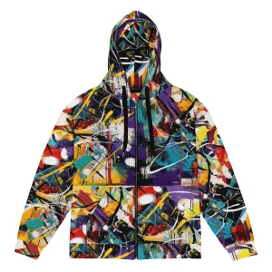 Airfros And Babyhairs Paint Splatter Zip Up Hoodie