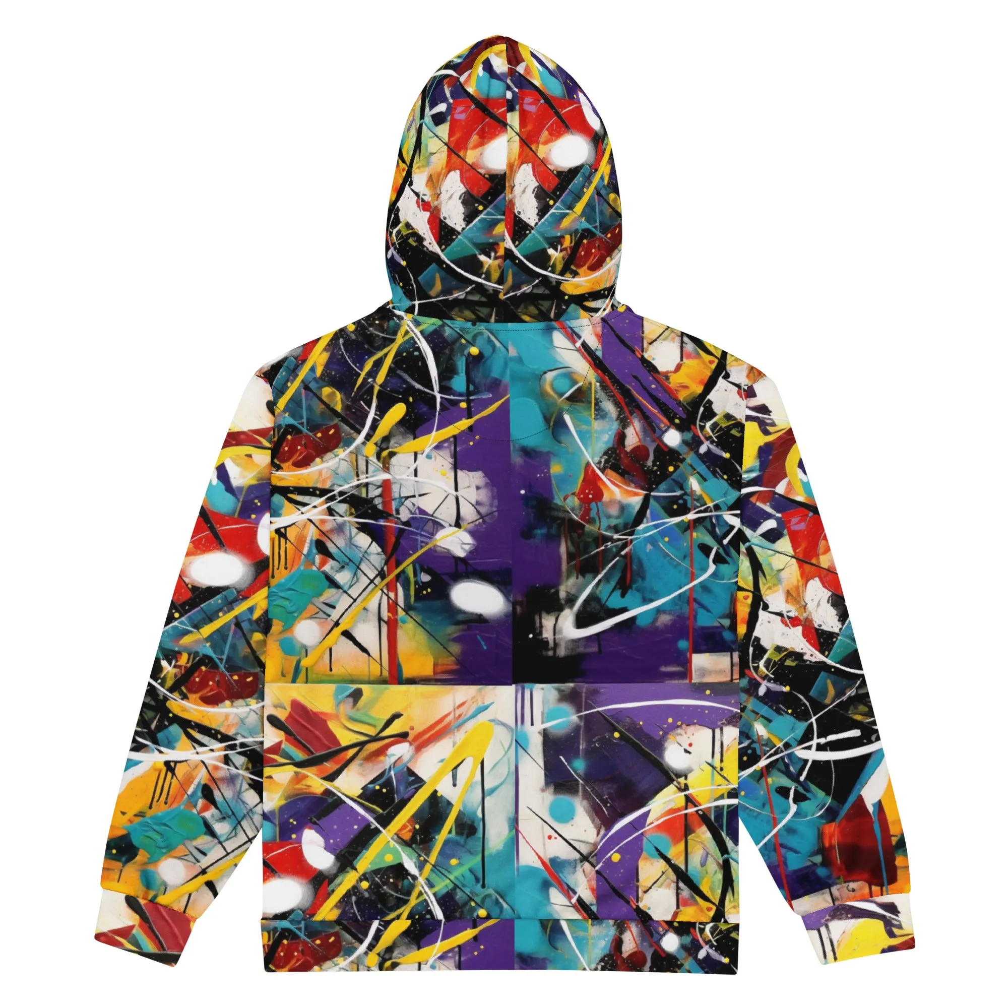 Airfros And Babyhairs Paint Splatter Zip Up Hoodie