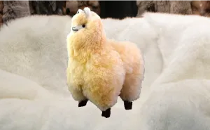 Alpaca Plush Toy - Handmade - 100% Baby Alpaca Fur From Peru, by CLOUD NINE - RJS