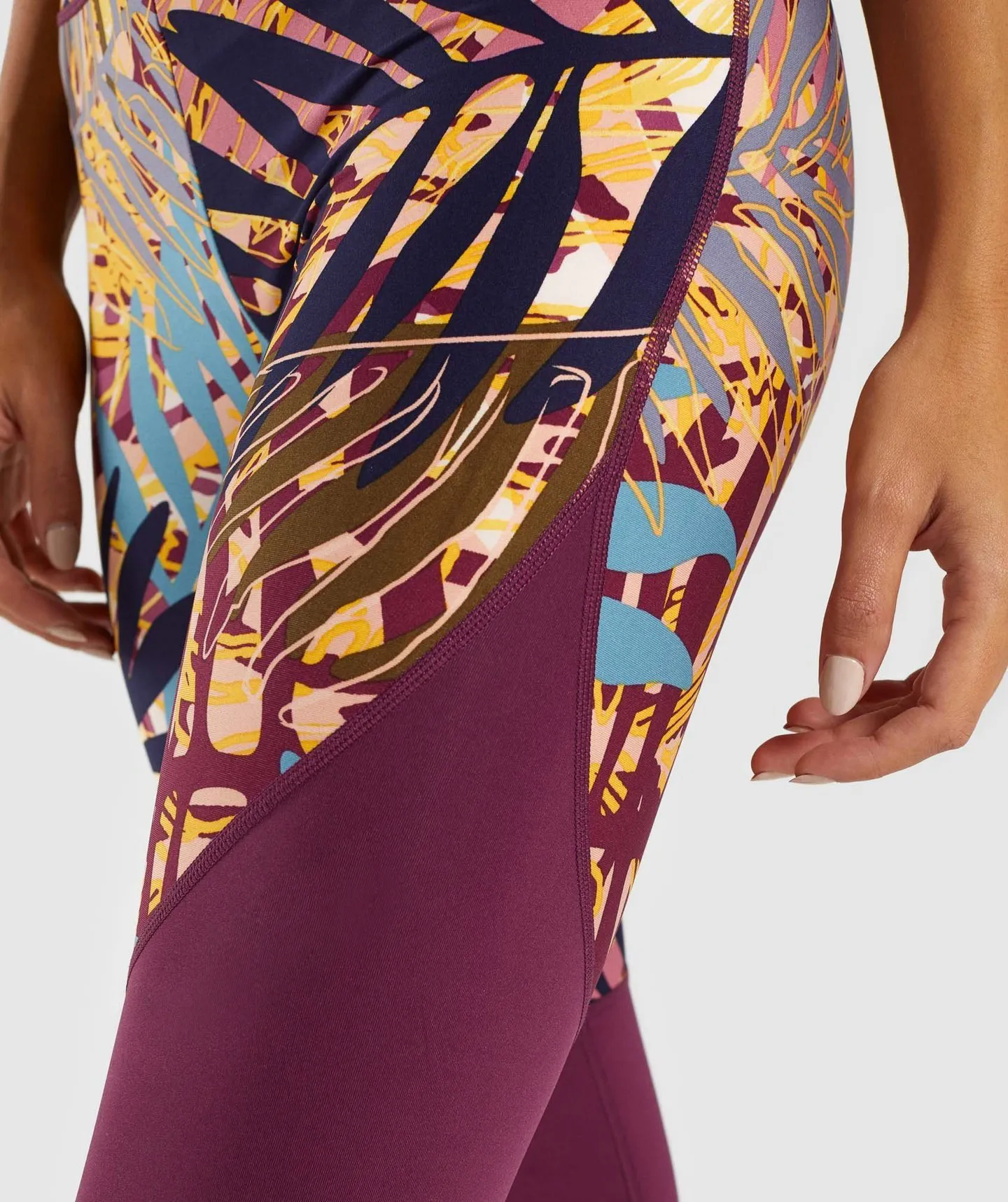 Amazon Printed Stitching Sports Casual Leggings