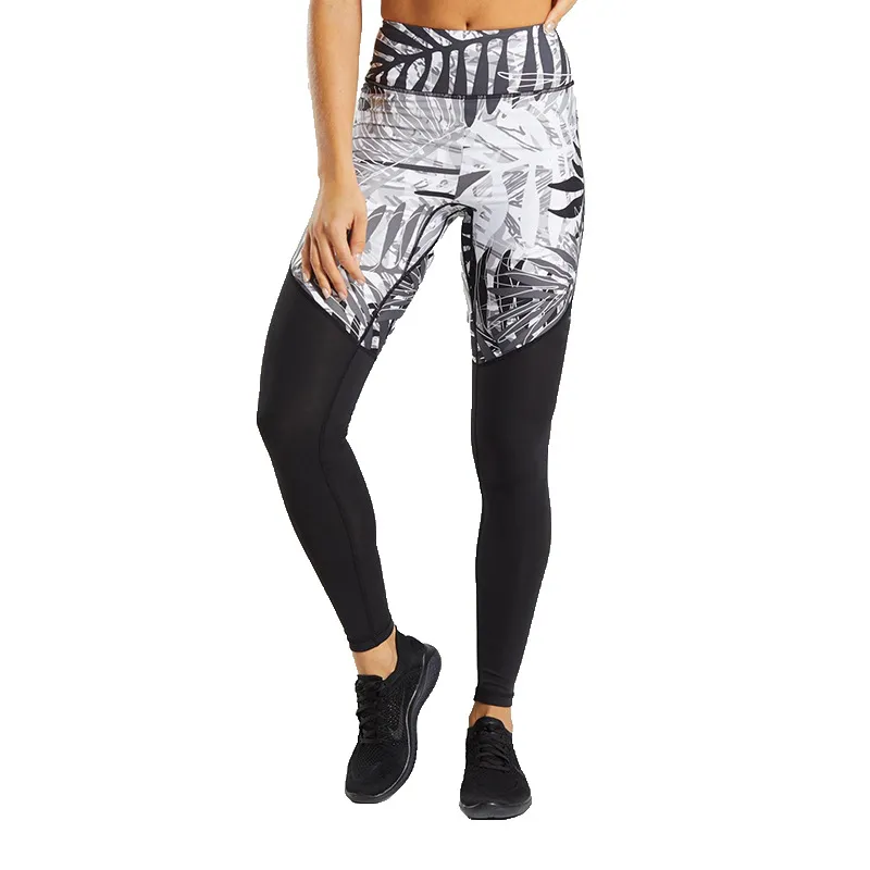 Amazon Printed Stitching Sports Casual Leggings