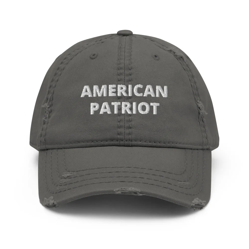 American Patriot Distressed Dad Hat