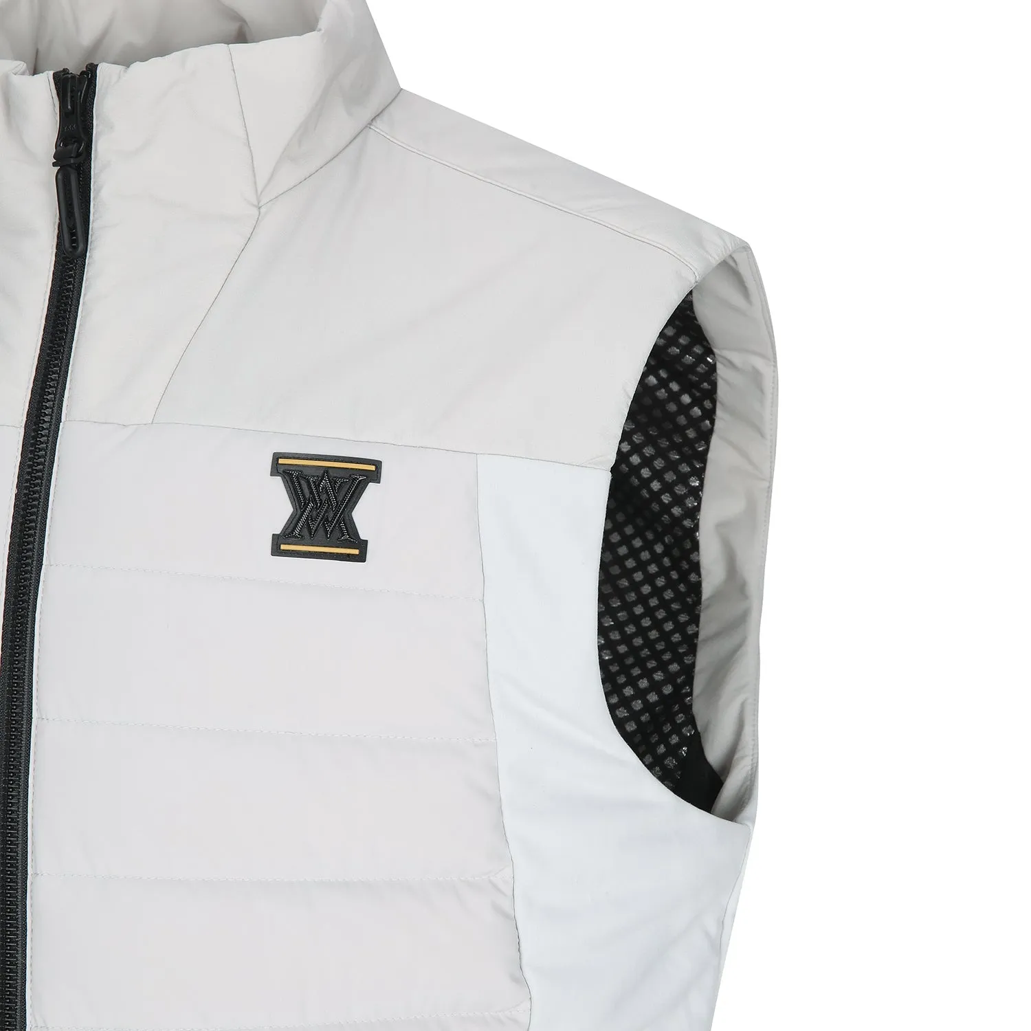 ANEW Golf Men Perpormance Incision Point Down VT - Light Grey