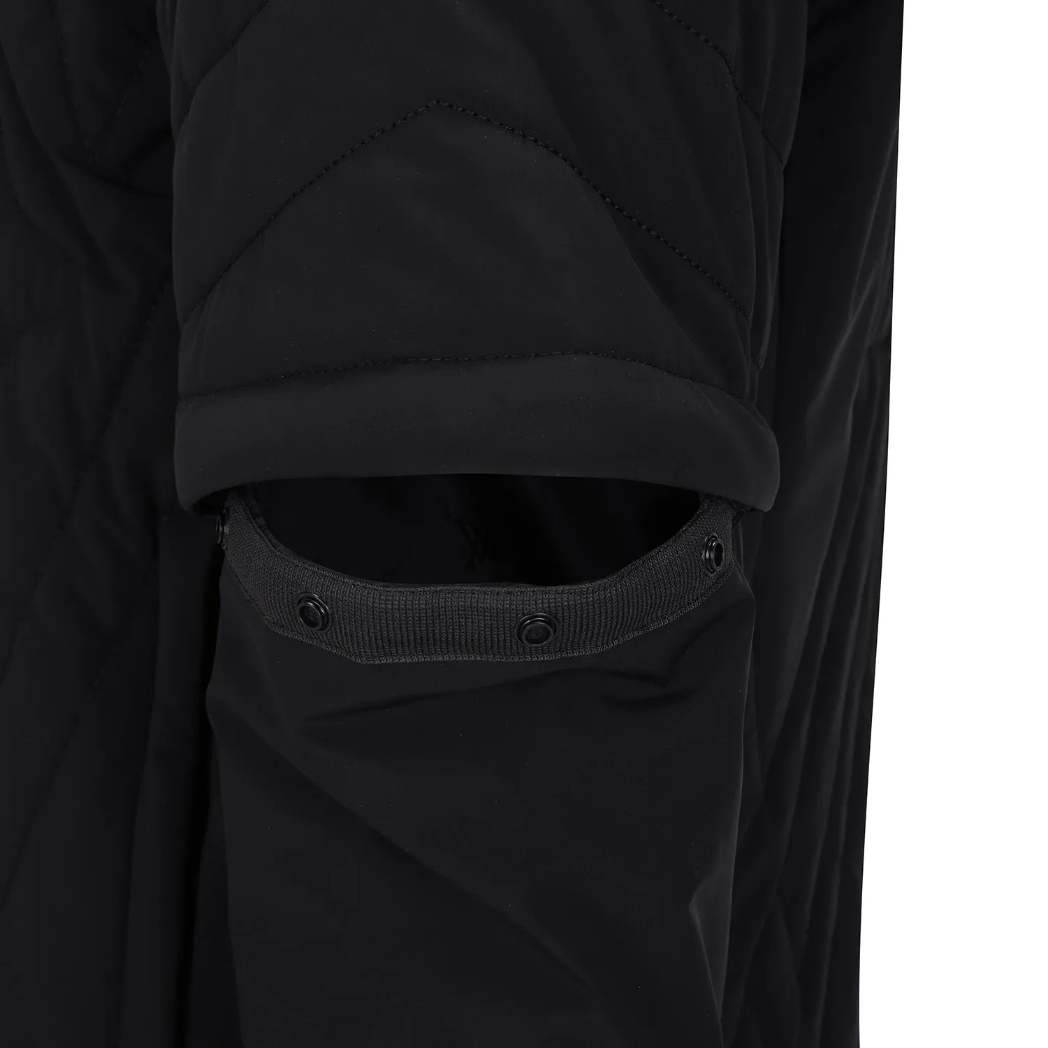 ANEW Golf Men Quilting Logo Point JK - Black