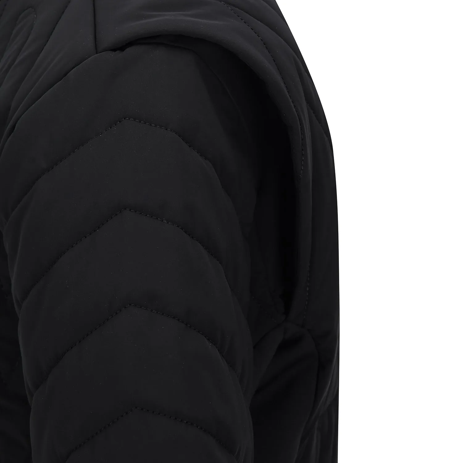 ANEW Golf Men Quilting Logo Point JK - Black