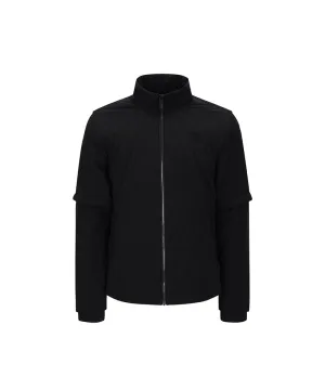 ANEW Golf Men Quilting Logo Point JK - Black