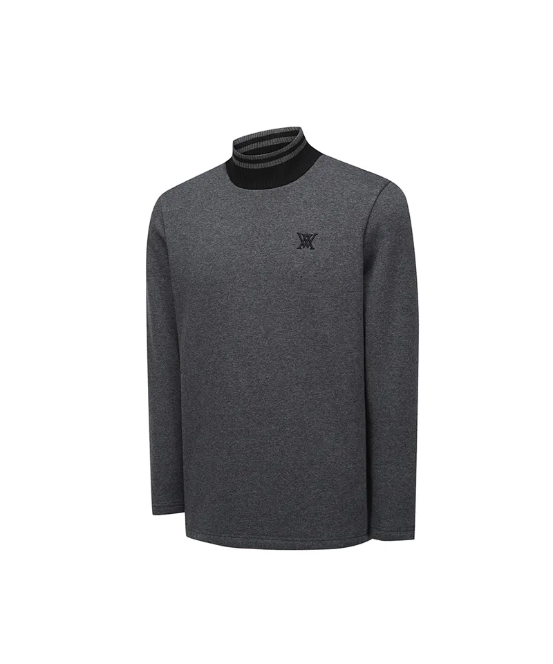 ANEW Golf Men Winter High Neck L/TS - Charcoal Grey