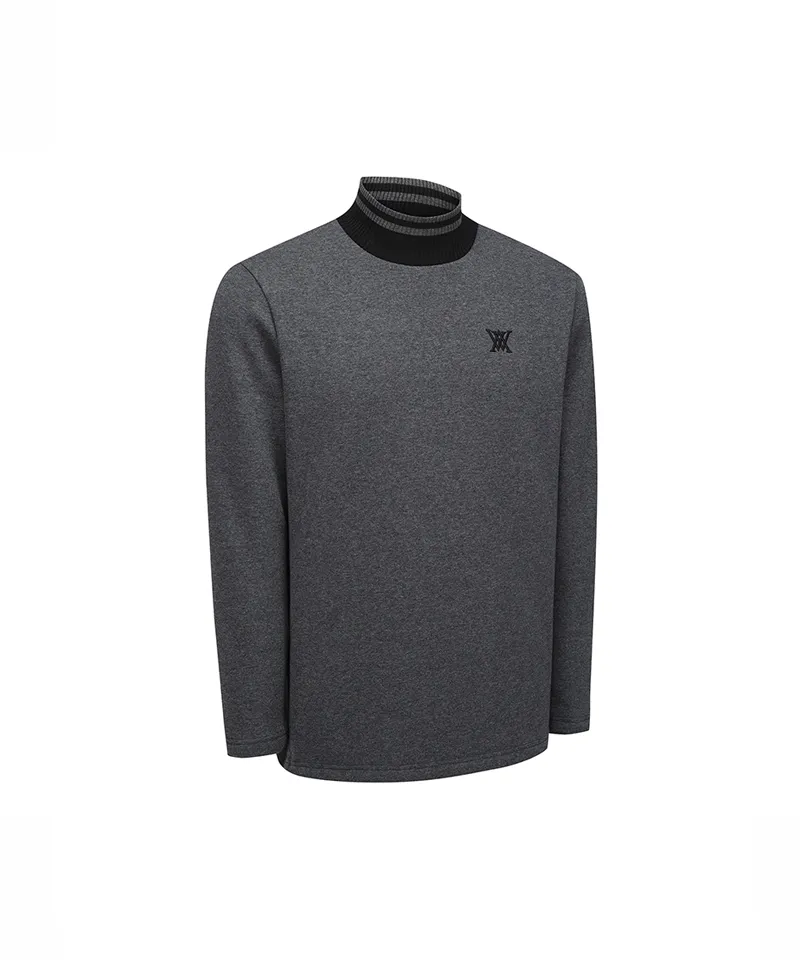 ANEW Golf Men Winter High Neck L/TS - Charcoal Grey