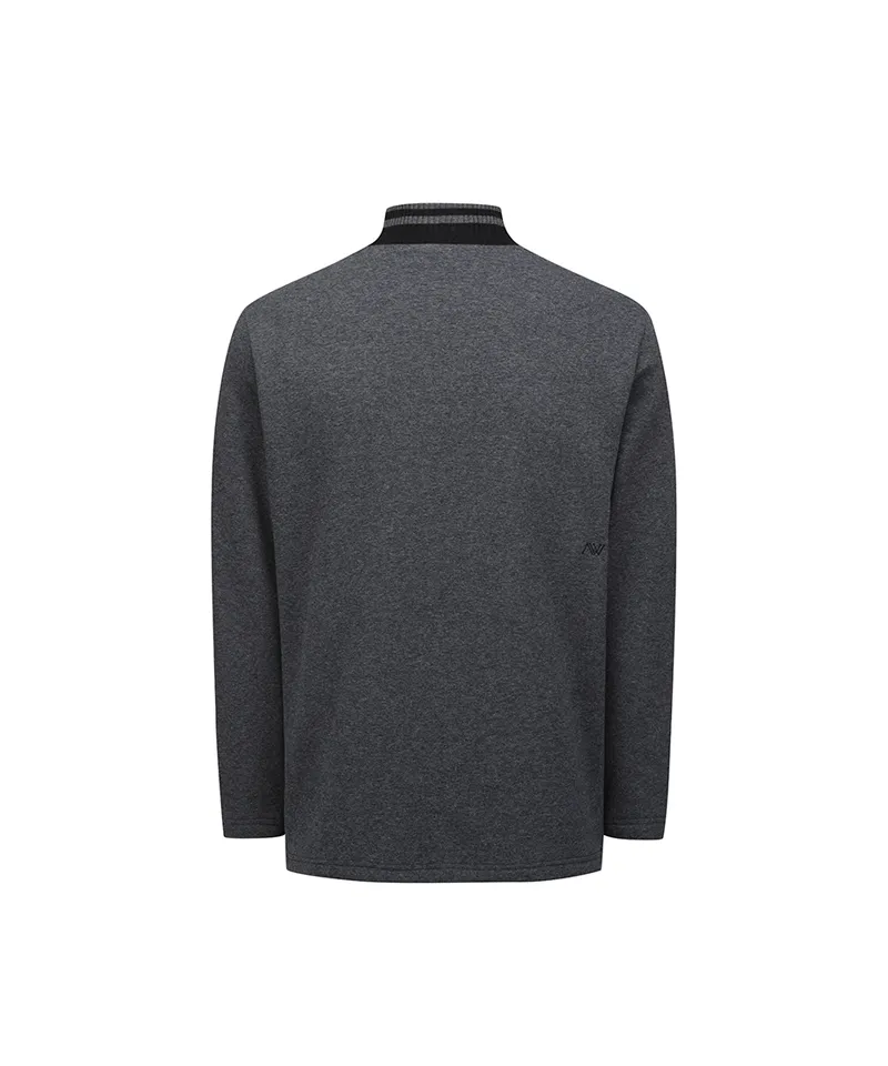 ANEW Golf Men Winter High Neck L/TS - Charcoal Grey
