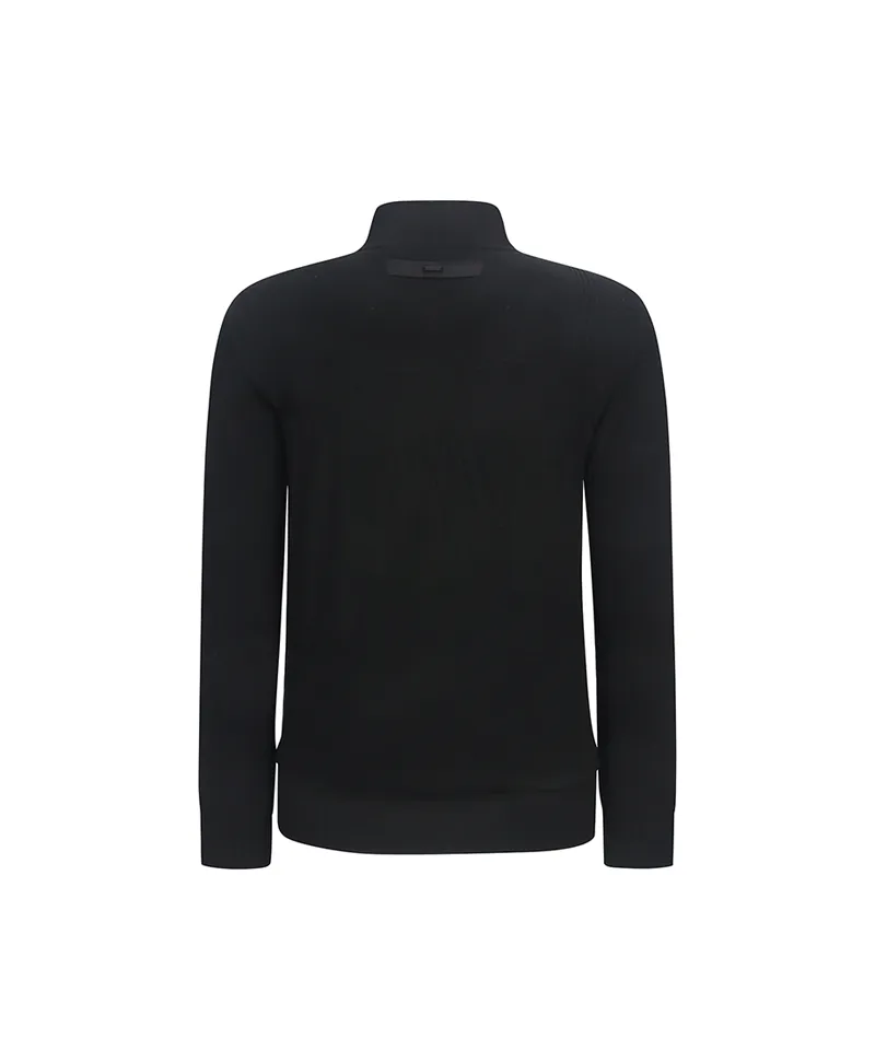 ANEW Golf Men's Two Tone Half Zip-UP Pullover - Black