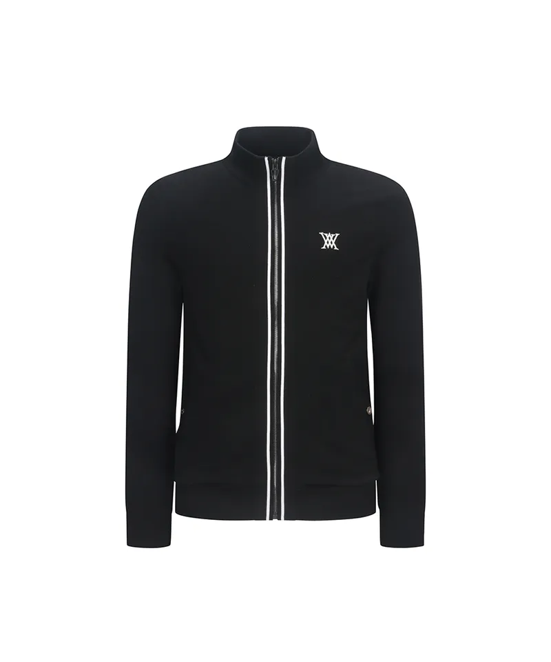 ANEW Golf Men's Two Tone Half Zip-UP Pullover - Black